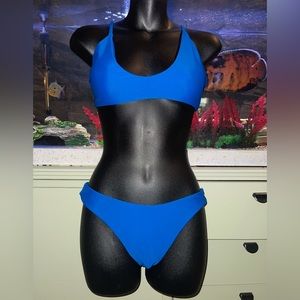 Ladies new with tags royal blue Zaful bikini size 6